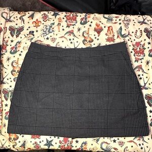 Abercrombie High Rise Plaid mini skort